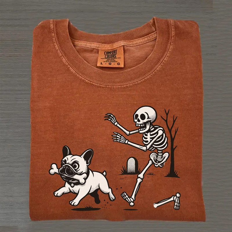 Comfort Colors Halloween French Bulldog T-shirt
