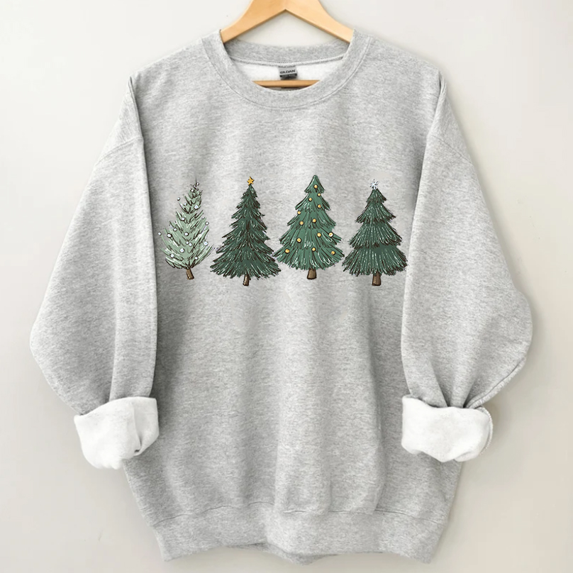Christmas Tree Sweatshirt-Lulueye