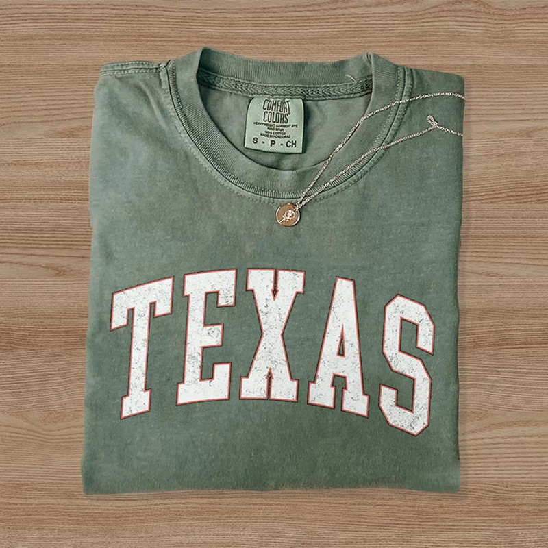 Comfort Colors Texas Football T-shirt