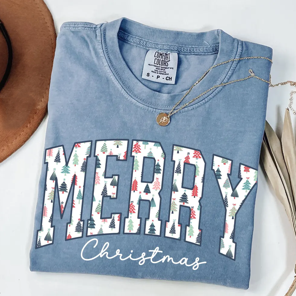 Comfort Colors Merry Christmas T-shirt
