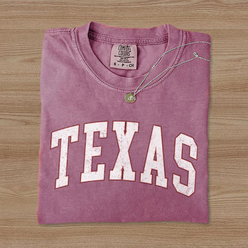 Comfort Colors Texas Football T-shirt