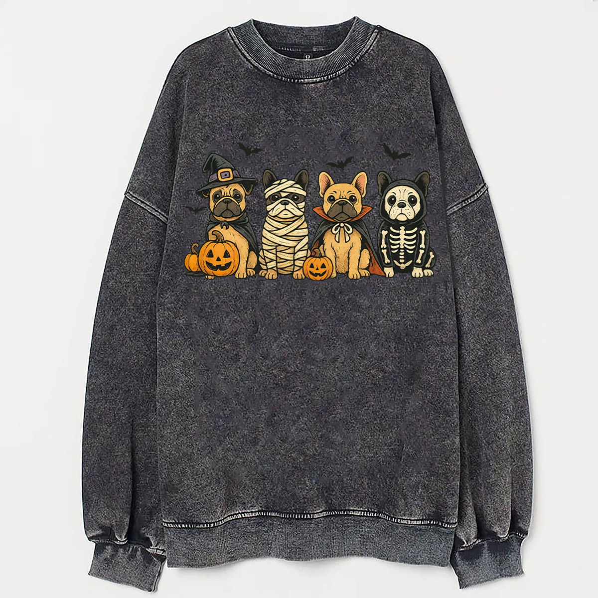 Comfort Colors Halloween French Bulldog Sweatshirt
