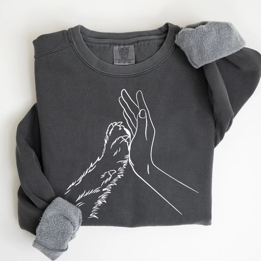 Human Hand and Paw T-shirt