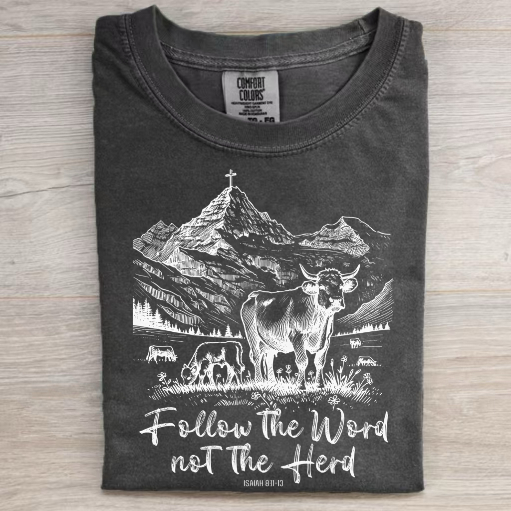 Amazon.com: Follow The Word Not The Herd  T-shirt