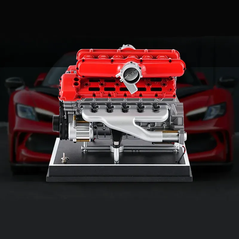 1/4 Scale Full-Metal V12 Engine Model Kit DM109 – Refined