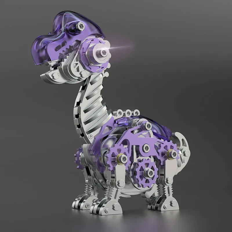 3D metal puzzles  Mechanical Brachiosaurus