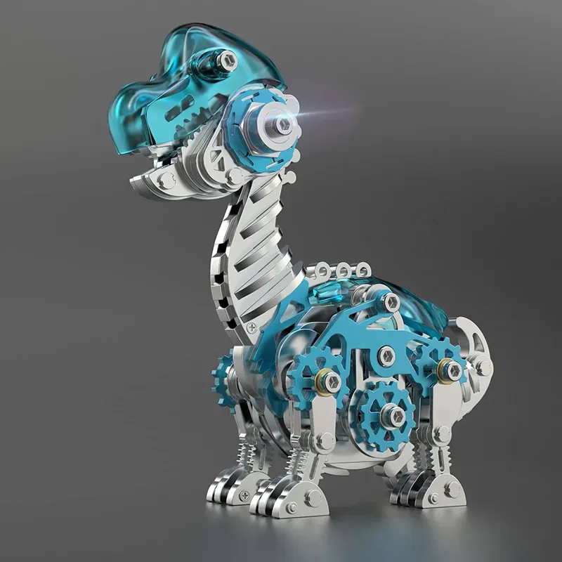 3D metal puzzles Mechanical Brachiosaurus