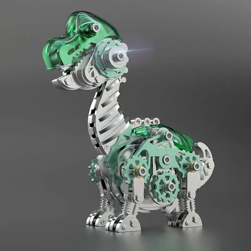 3D metal puzzles  Mechanical Brachiosaurus