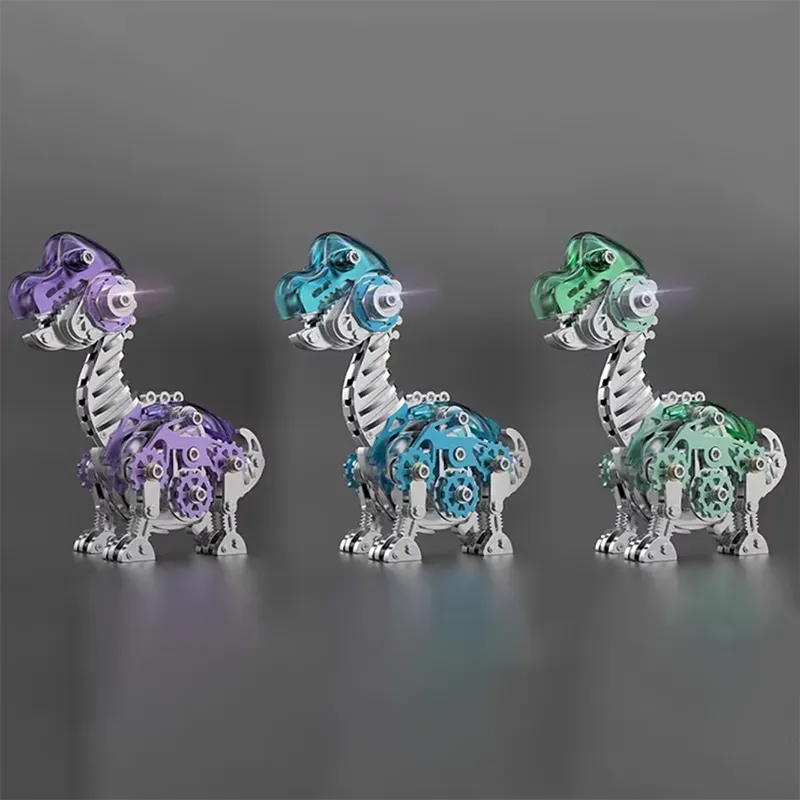 3D metal puzzles  Mechanical Brachiosaurus