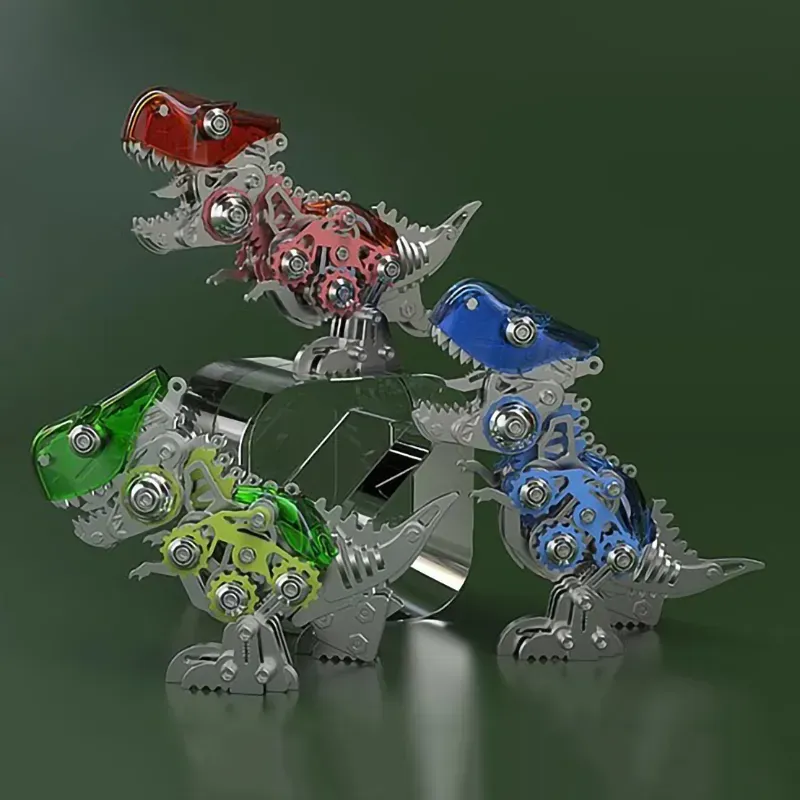 3D metal puzzles  series Mechanical T-Rex