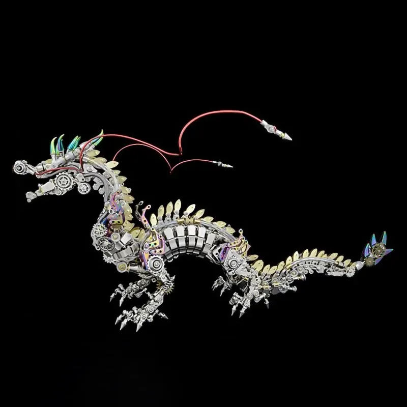 3D metal puzzles series Mechanical Dragon