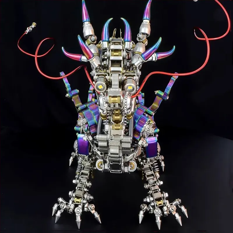3D metal puzzles series Mechanical Dragon