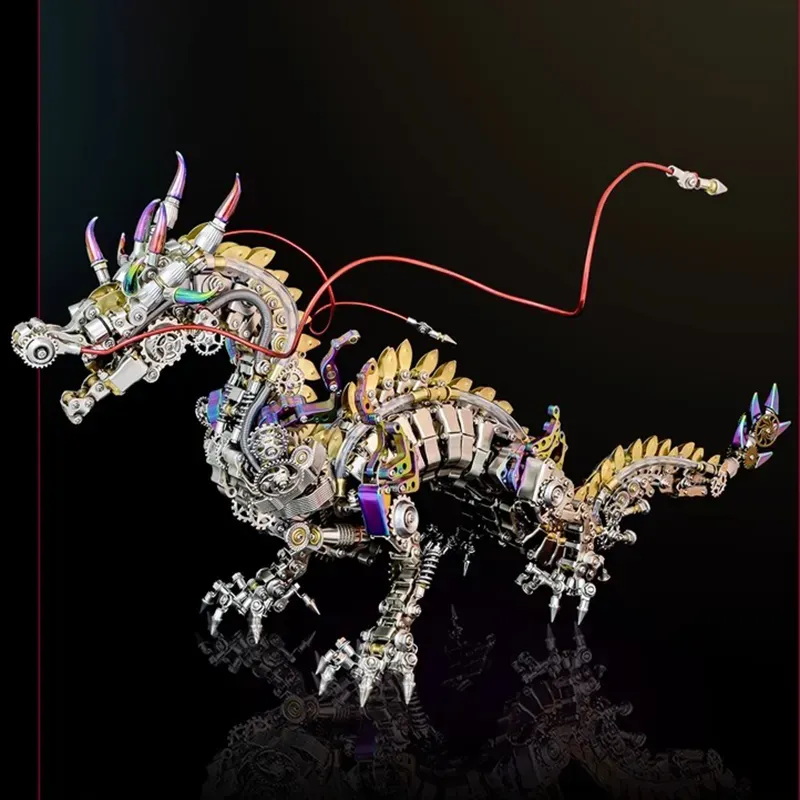 3D metal puzzles series Mechanical Dragon