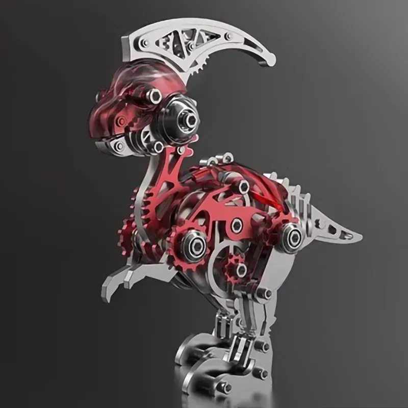 3D metal puzzles series Mechanical Parasaurolophus