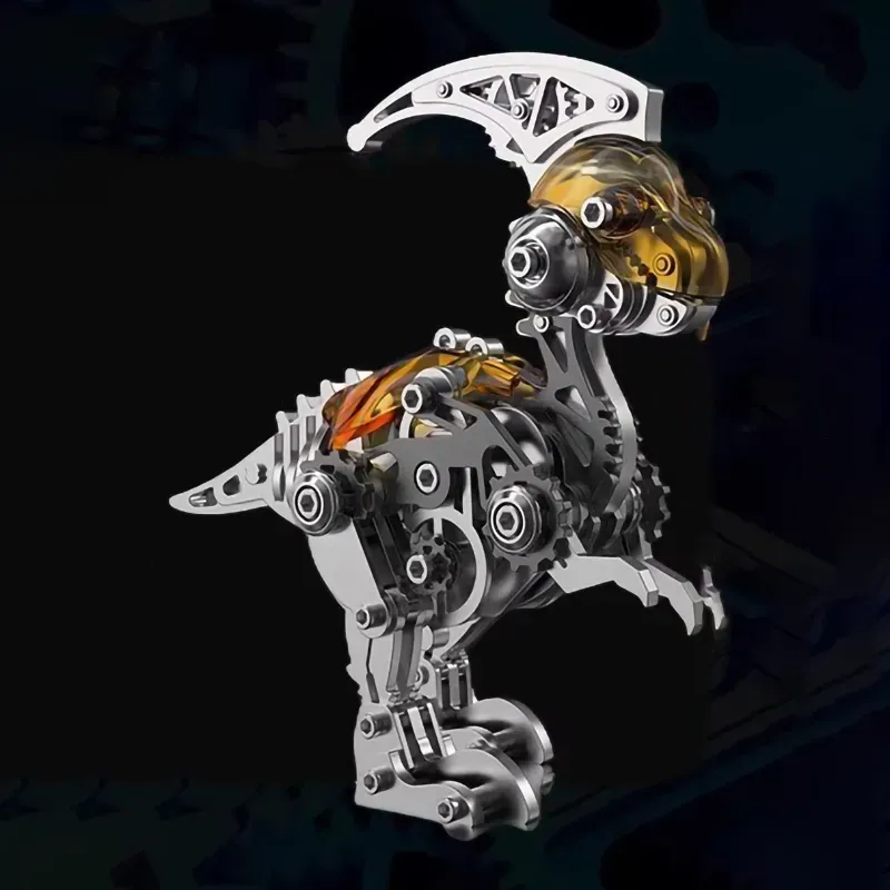 3D metal puzzles series Mechanical Parasaurolophus
