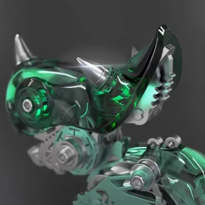 3D metal puzzles series Mechanical Triceratops