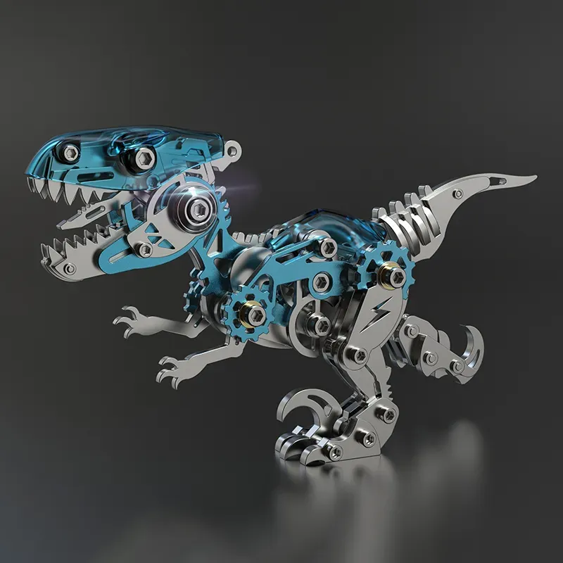 3D metal puzzles series Mechanical Velociraptor
