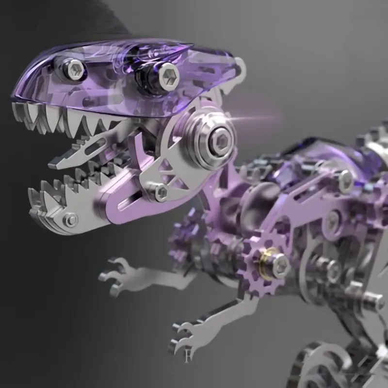 3D metal puzzles series Mechanical Velociraptor