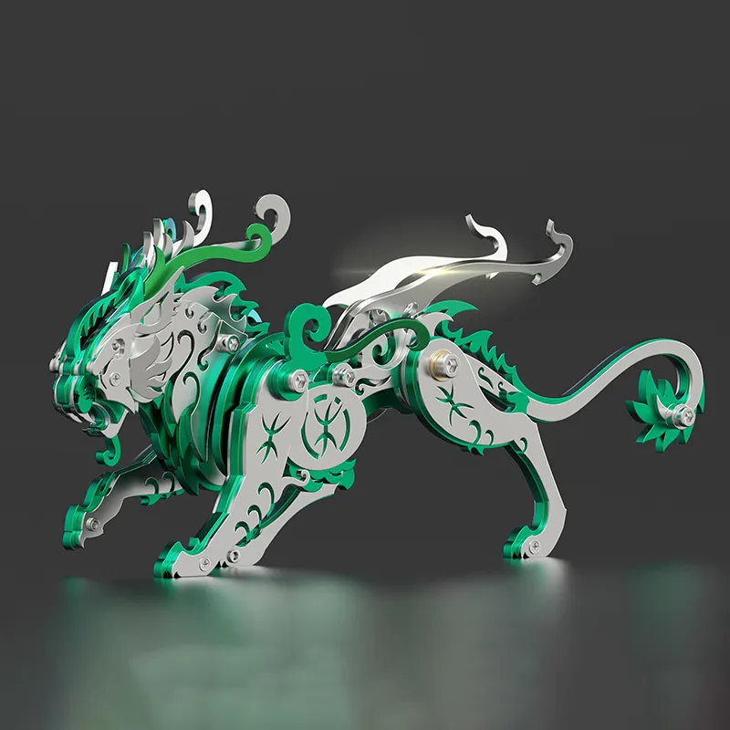 3D metal puzzles series Mechanical mythical beast Bian