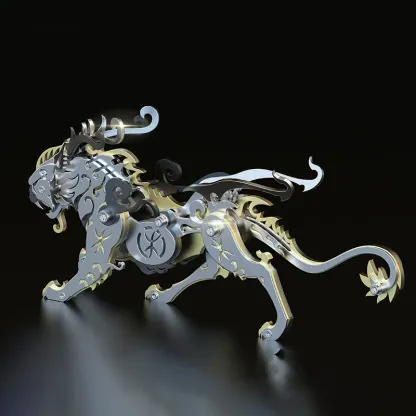 3D metal puzzles series Mechanical mythical beast Bian