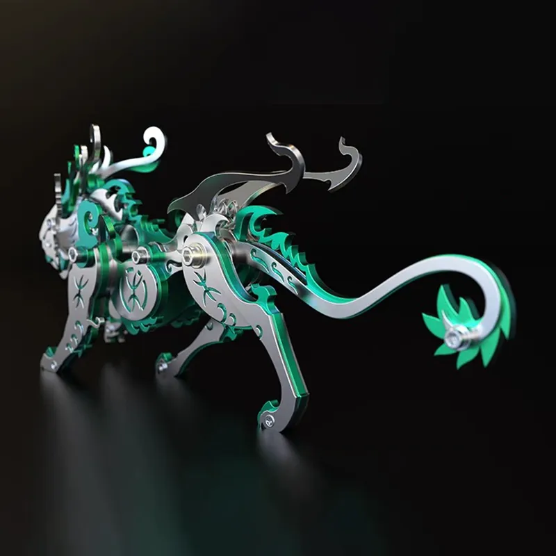 3D metal puzzles series Mechanical mythical beast Bian