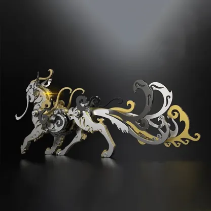 3D metal puzzles series Mechanical mythical beast Luwu