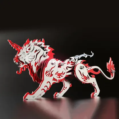 3D metal puzzles series Mechanical mythical beast Tianwu