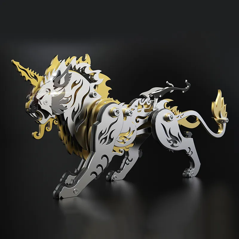 3D metal puzzles series Mechanical mythical beast Tianwu