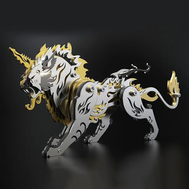 3D metal puzzles series Mechanical mythical beast Tianwu