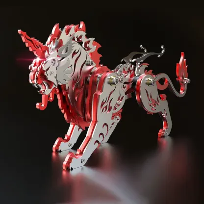 3D metal puzzles series Mechanical mythical beast Tianwu