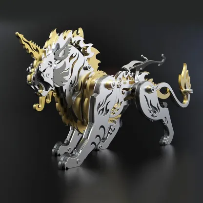 3D metal puzzles series Mechanical mythical beast Tianwu