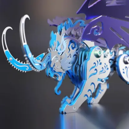 3D metal puzzles series Mechanical mythical beast qiongqi