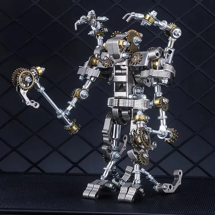 3D Metal Puzzles Series Mech Phone Stand