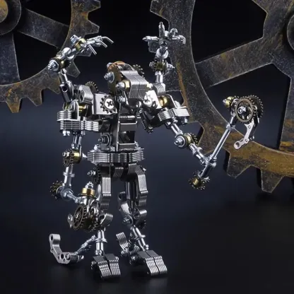 3D Metal Puzzles Series Mech Phone Stand