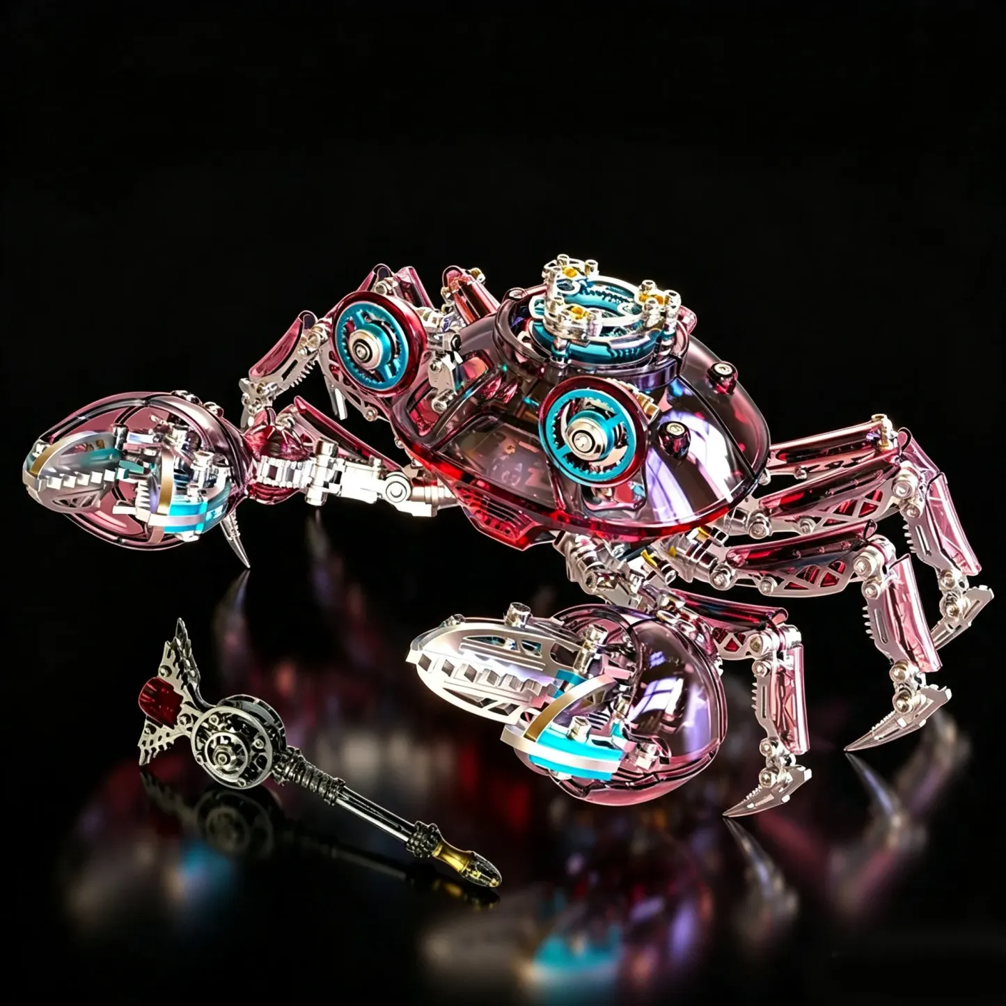3D Metal Puzzles Series Mechanical Crab