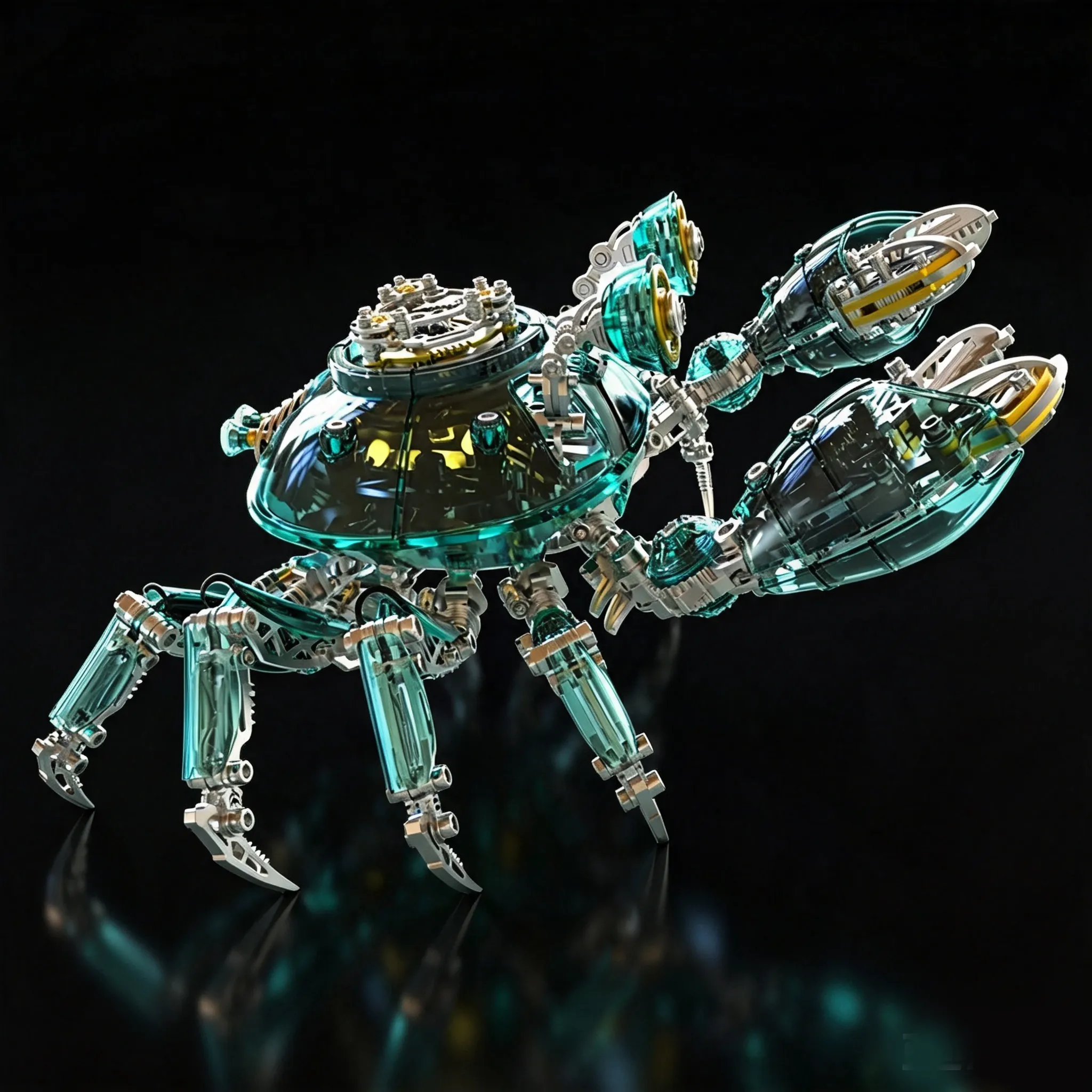 3D Metal Puzzles Series Mechanical Crab