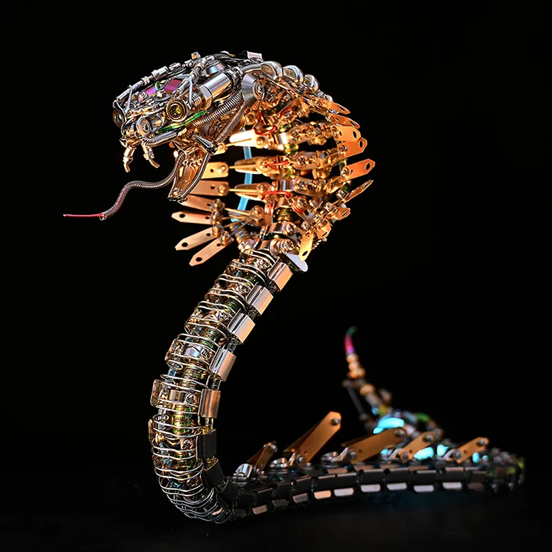 3D Metal Puzzles Series Steampunk Mechanical Cobra