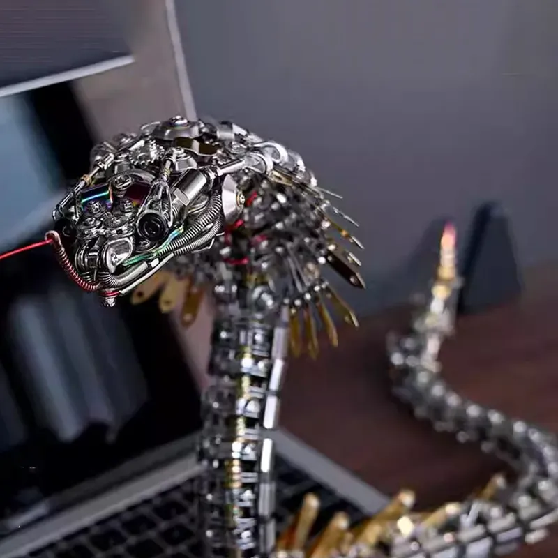 3D Metal Puzzles Series Steampunk Mechanical Cobra