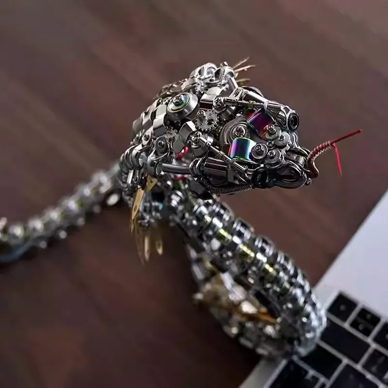 3D Metal Puzzles Series Steampunk Mechanical Cobra