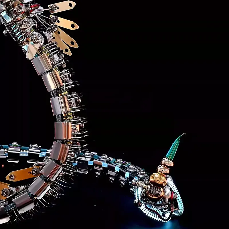 3D Metal Puzzles Series Steampunk Mechanical Cobra
