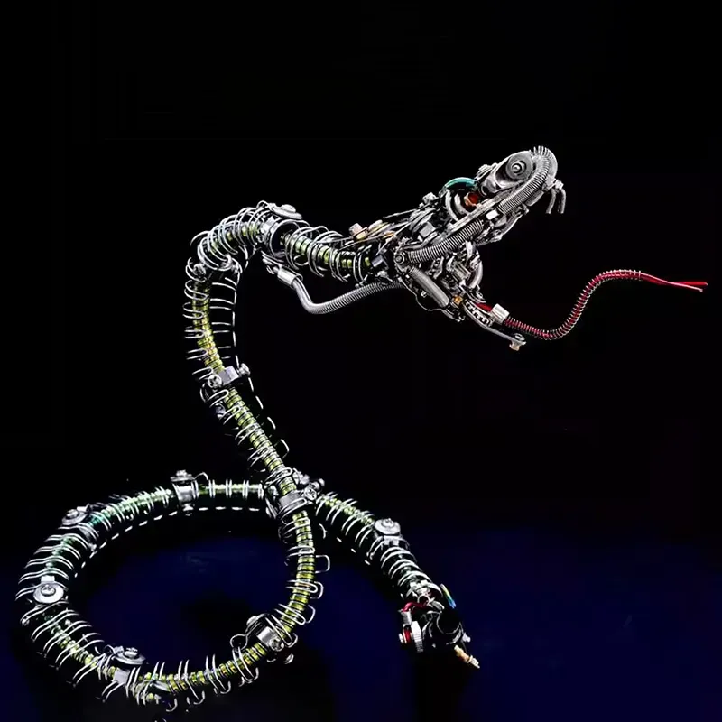 3D Metal Puzzles Series Steampunk Mechanical Rattlesnake