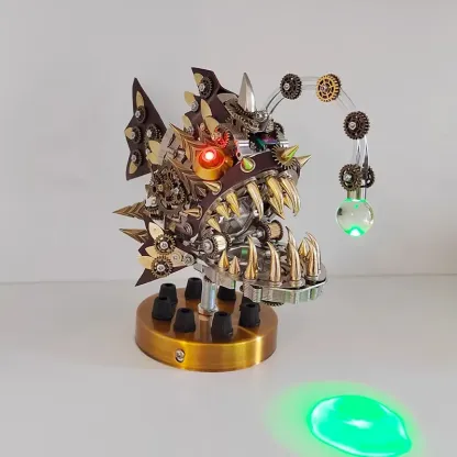 3D Metal Puzzles Steampunk Lantern Fish