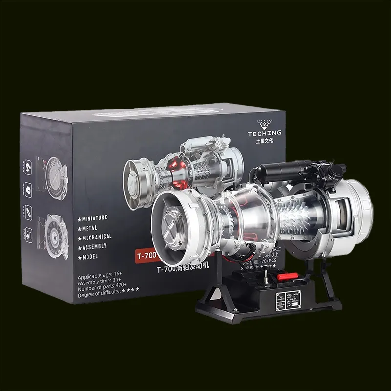 3D Metal Puzzles T-700 Turboshaft Engine (Black Hawk Edition)