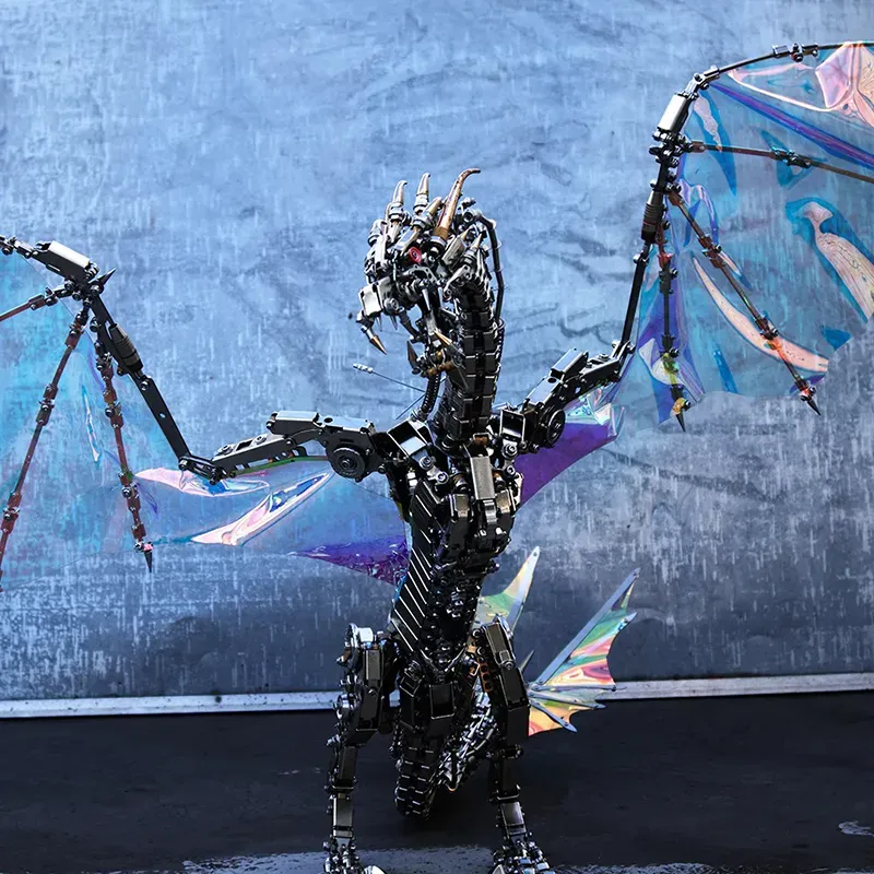 3D Metal puzzles Bloodthirsty Aurora Dragon