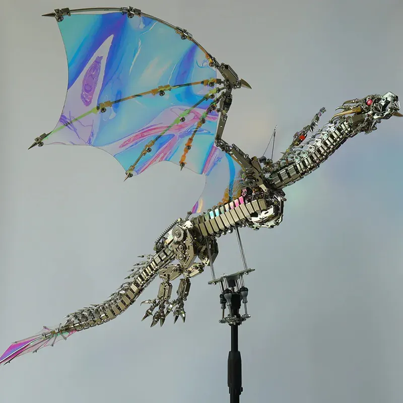 3D Metal puzzles Bloodthirsty Aurora Dragon