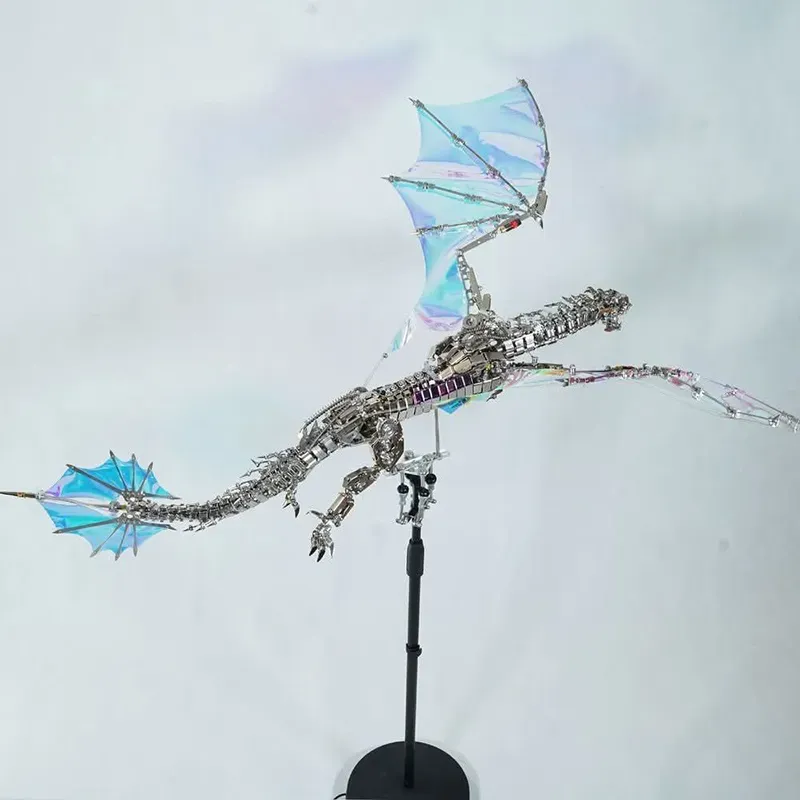 3D Metal puzzles Bloodthirsty Aurora Dragon