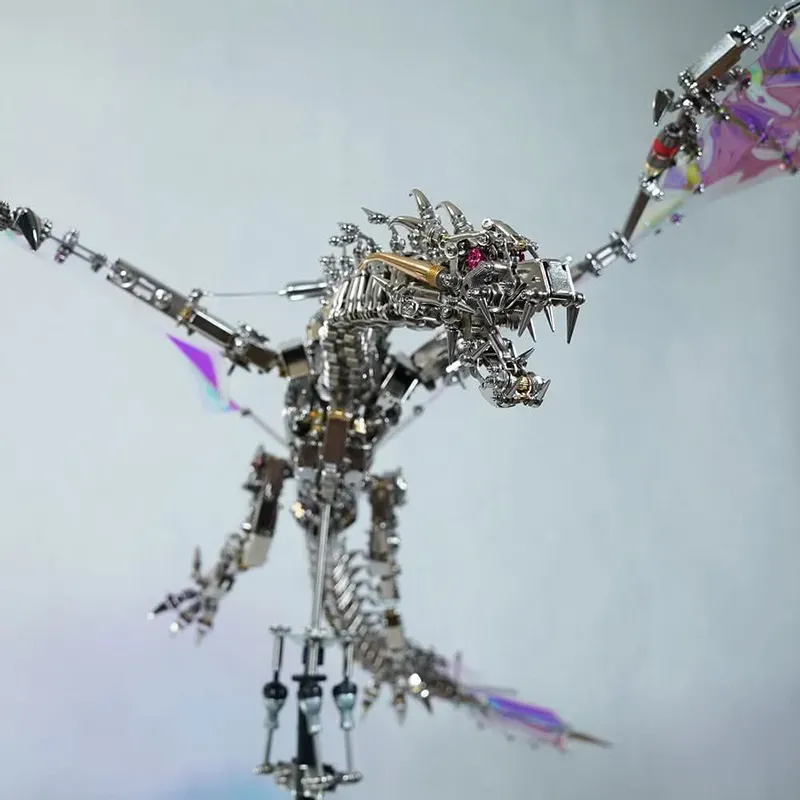 3D Metal puzzles Bloodthirsty Aurora Dragon