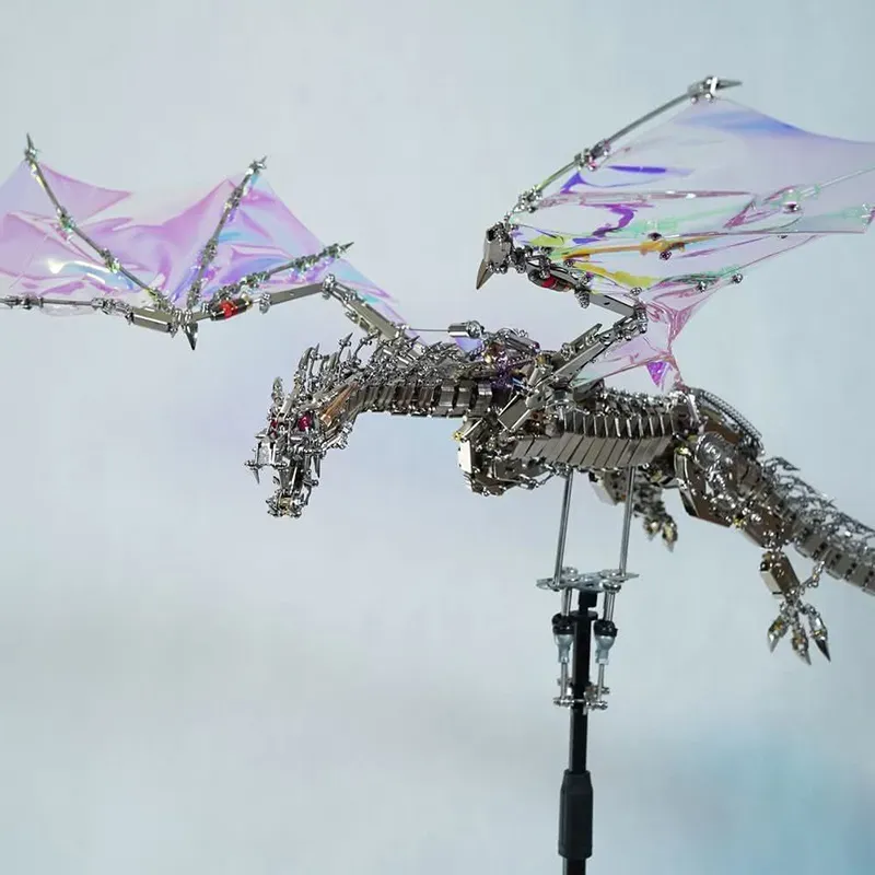 3D Metal puzzles Bloodthirsty Aurora Dragon