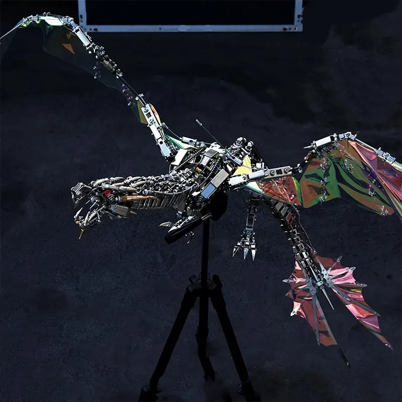 3D  Metal puzzles Bloodthirsty Aurora Dragon