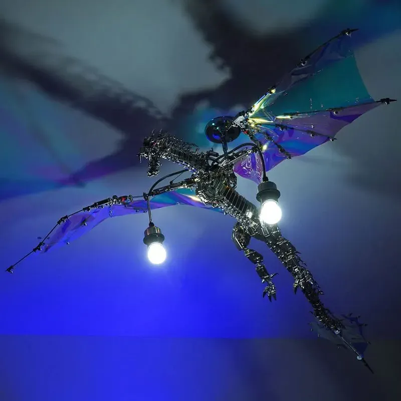 3D Metal puzzles Bloodthirsty Aurora Dragon